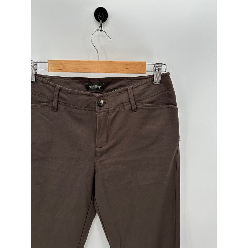 Eddie Bauer Women Brown Mid Rise Pants Size 6P Mercer Fit Outdoors Casual Hiking - Picture 4 of 8